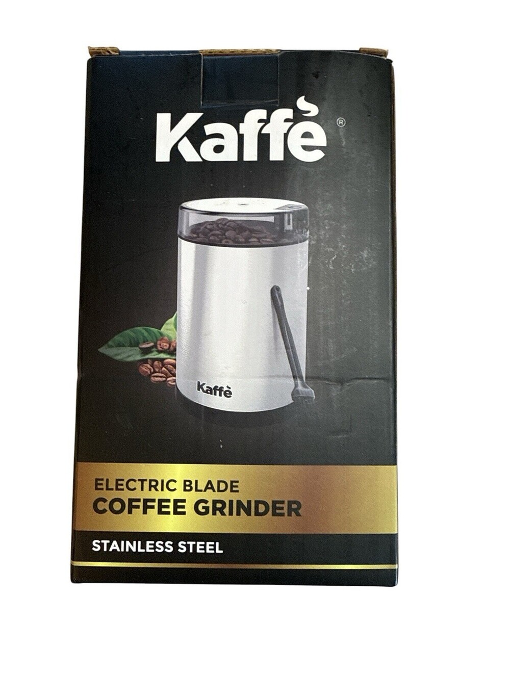 Kaffè KF2020 Electric Blade Coffee Grinder Stainless Steel New in Box